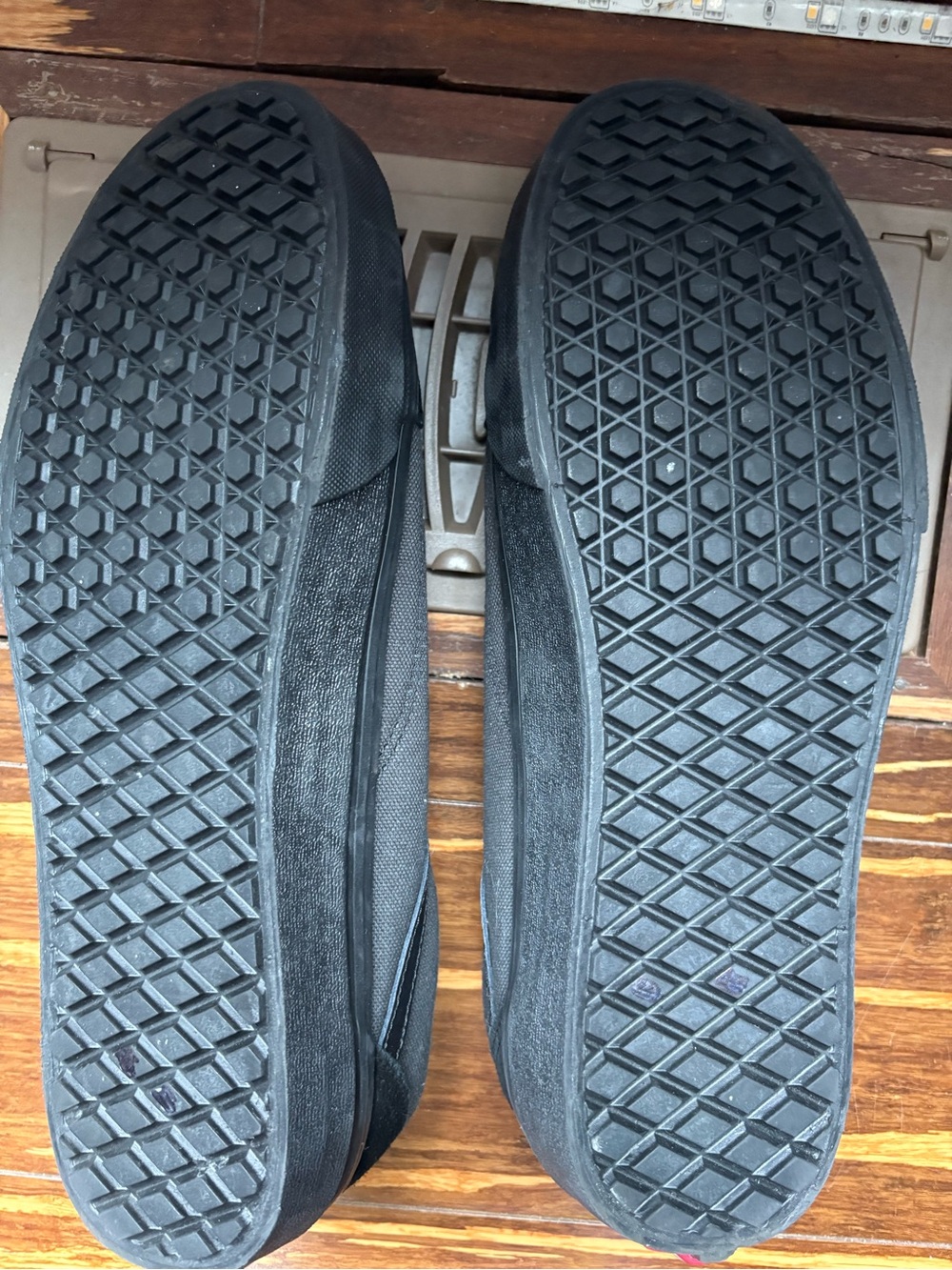 Vans Black and Charcoal Low-Top Skate Sneakers - Picture 7 of 7